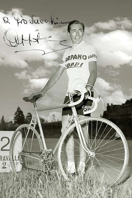 Poster Vintage Cyclisme Fausto Coppi - Stampa Manifesto Italia