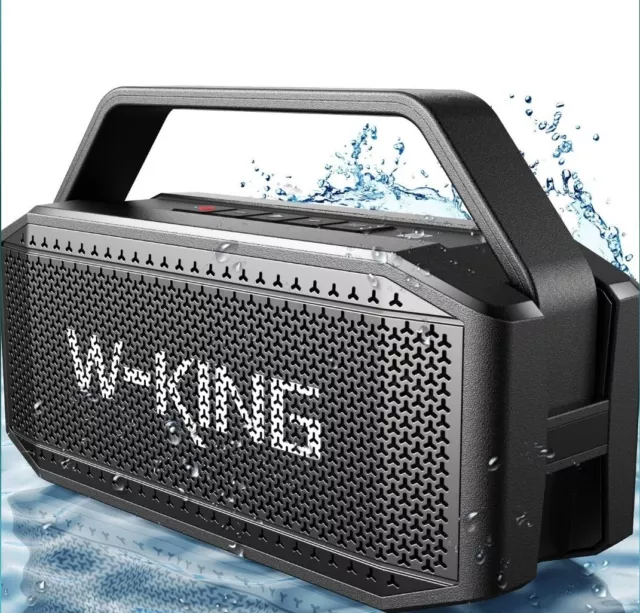 W-King D9-1 60W RMS  Boom Box Portable Bluetooth Party Speaker Waterproof Loud