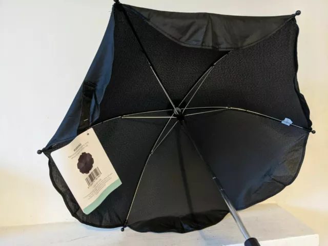 Black Clair de Lune Universal Pushchair Sun Parasol Baby Stroller Umbrella