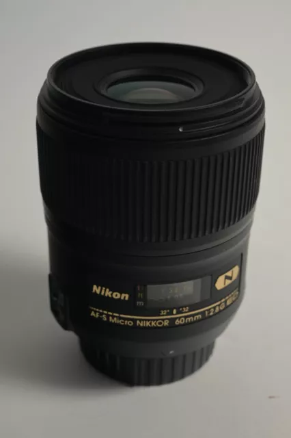 Nikon NIKKOR AF-S Micro 60mm f/2.8 G ED Macro Prime Camera Lens #2031589