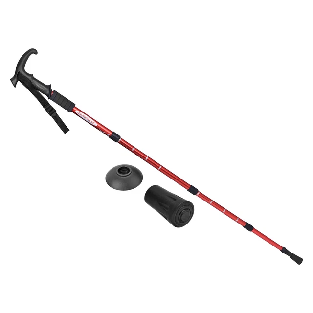 Bâtons De Trekking Télescopiques Pliables - Longueur 21 à 43 Pouces, Poignée En T Bleue, Marque Uxcell