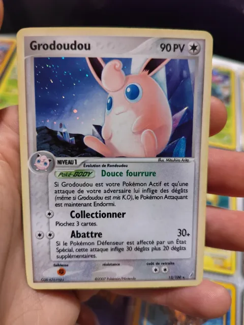Carte Pokemon Grodoudou 90 Pv 13/100 Ex Gardiens De Cristal Fr