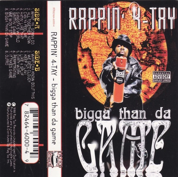 RAPPIN' 4-TAY BIGGA Than Da Game CD RARE RBL Posse Bay Area Rap