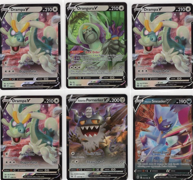[LOT 13] Pokemon SWSH V Entei Raikou Drampa Rare [EX/NM] FR468