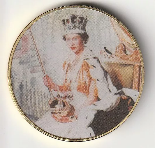 ***Medaille***Königin-Queen Elizabeth Ii.-Windsor-London-Monarchie