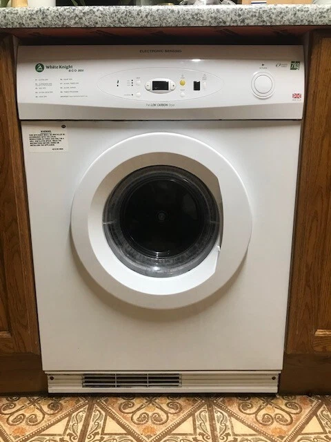 White knight gas tumble dryer eco86a discount