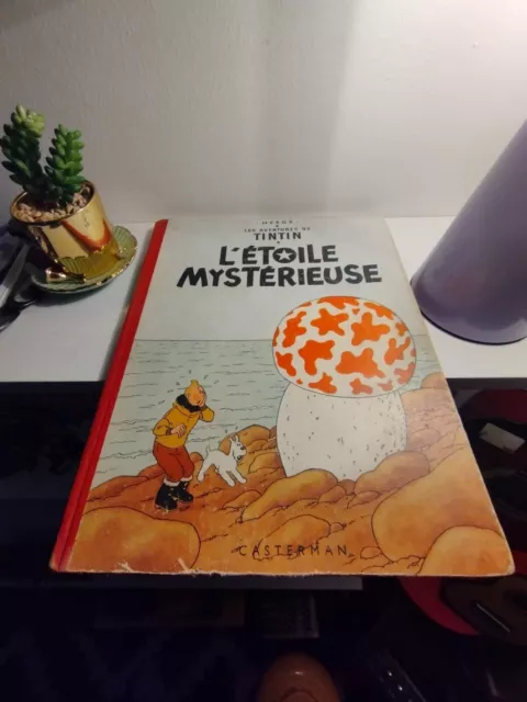 L'étoile Mystérieuse (B9) Hergé Les Aventures De Tintin, Casterman Belgique 1954