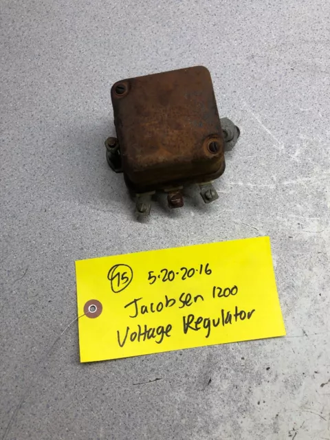 1966 Jacobsen 1200 Chief O Matic Tractor  Kohler K301 Voltage Regulator