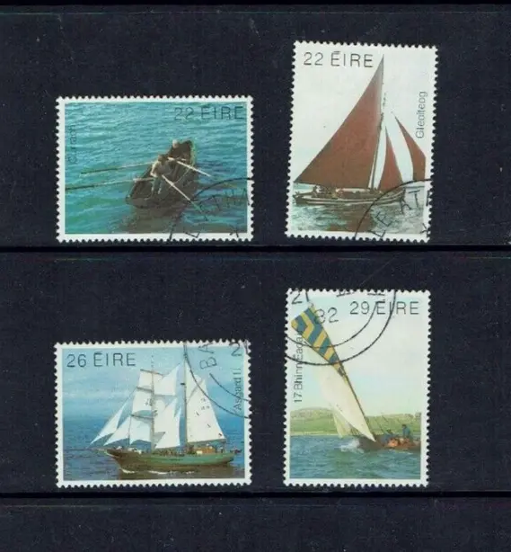 Ireland: 1982, Irish Boats, Fine Used Set.