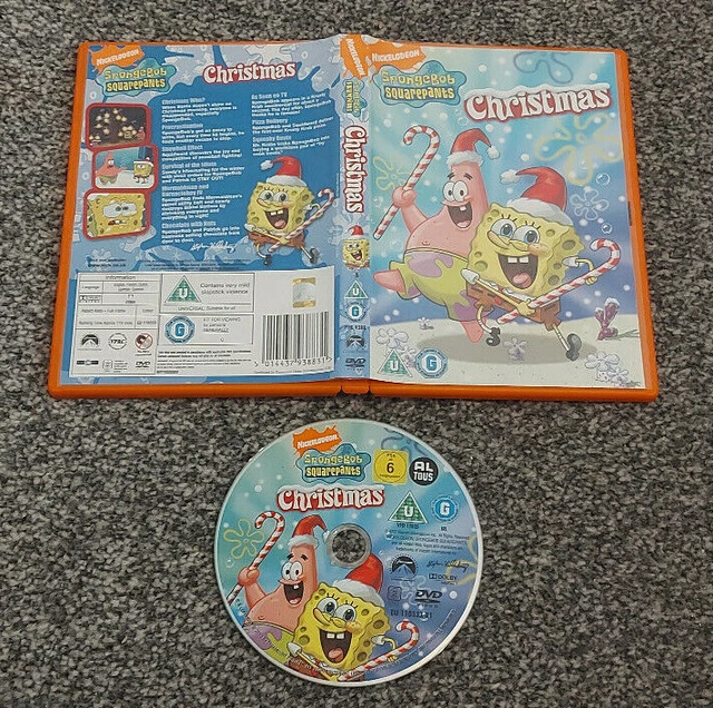 SPONGEBOB SQUAREPANTS CHRISTMAS Nickelodeon Kids Children Pal Dvd £1.00 ...