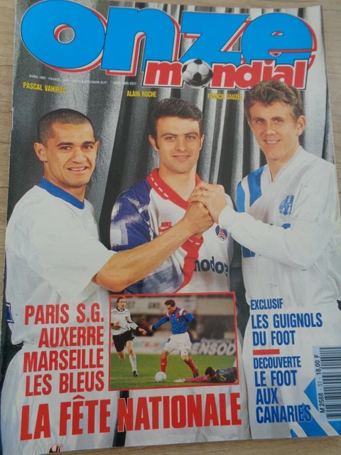Onze Mondial N°58 – Année 1993 – Complet Avec Poster – Cantona – Rookie