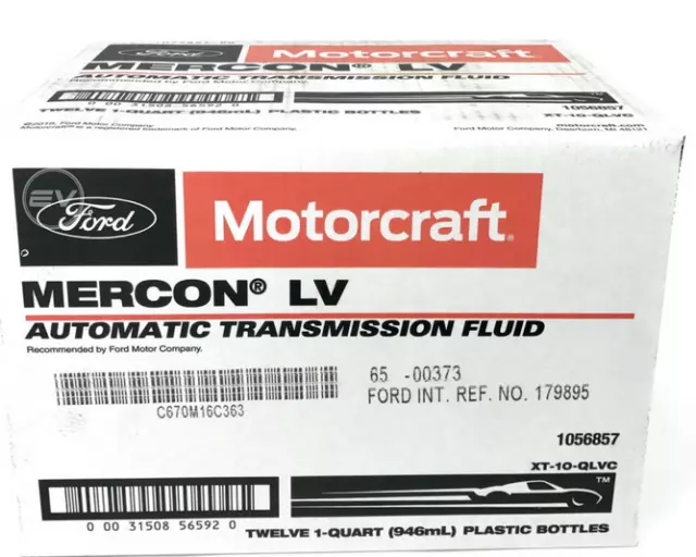 Motorcraft Mercon IV 12x1QT Transmission MT-XT10QLVC Ford 6F30/6F35/6R60/6R75