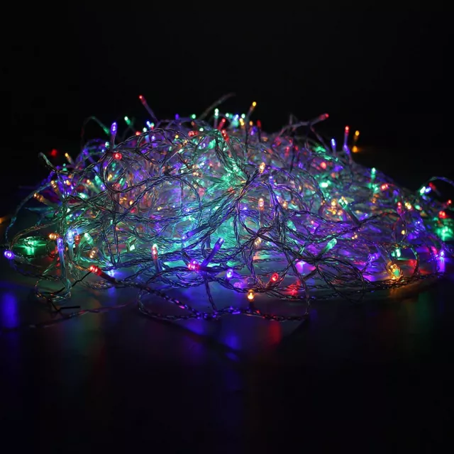 Waterproof LED Fairy String Curtain Net Mesh Lights Lighting Christmas Party 2