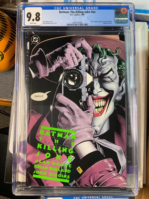 1988 Batman: The Killing Joke WHITE PAGES CGC 9.8 1st Print Alan Moore DC Comics