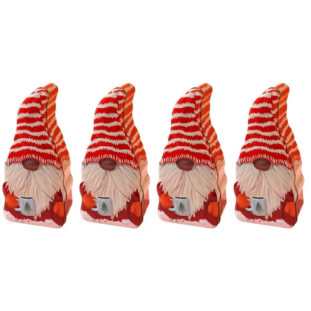 4 pz scatola caramelle natalizie Babbo Natale scatole caramelle scatola bambino