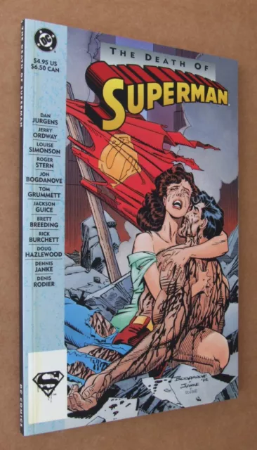 The Death of Superman (Doomsday), 1st Printing TPB Graphic Novel, DC Comics 1993