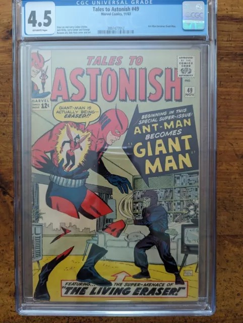 Tales To Astonish #49 CGC 4.5 Antman Becomes Giantman