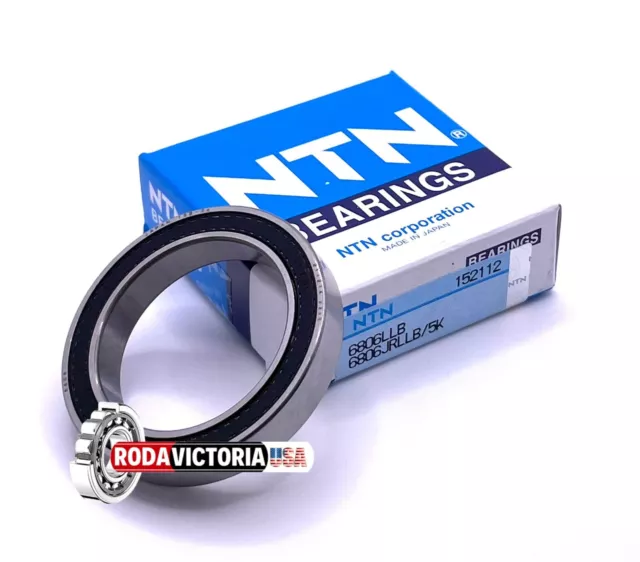 NTN JAPAN 6806 LLB BALL BEARING, RUBBER SEALED 6806 2RS 6806 DDU 30x42x7mm