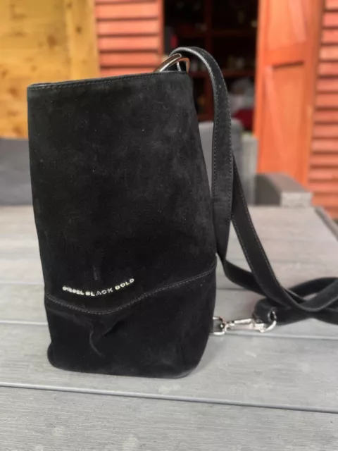 Diesel black gold backpack outlet