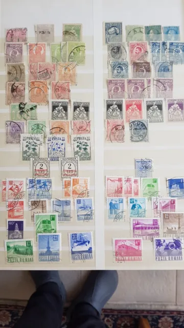 Briefmarken Rumänien Sammlung auf 20 Seiten inkl. Album b.anschauen