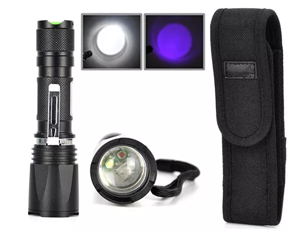 2in1 Geocaching Flashlight With UV And White LED Alles IN One Geocaching Top