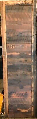 Authentic Reclaimed 24" Brown Wood Barn Door - Horizontal - FREE LOCAL PICKUP
