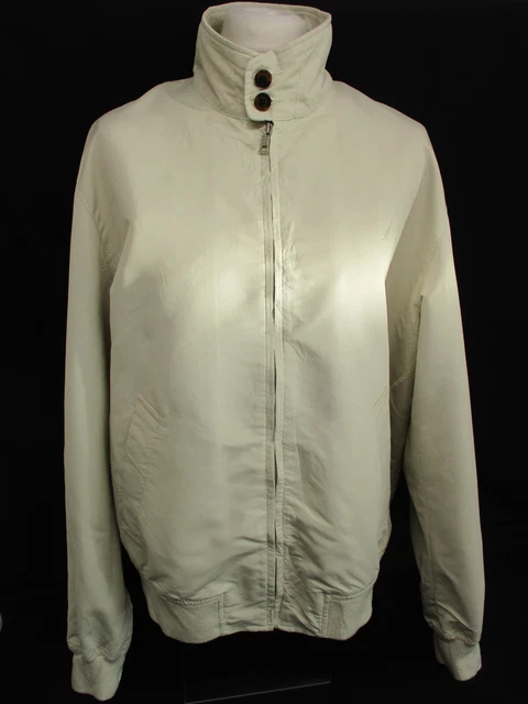 NAUTICA Lightweight Jacket, Zip Front, Beige, Cream, XX Large, To Fit 48" Chest