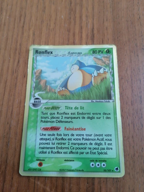 Carte Pokemon RONFLEX 10/101 Bloc EX Ile des Dragons française