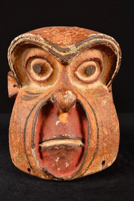 21165 African Old Bulu Helmet Mask/Helmet Mask Cameroon
