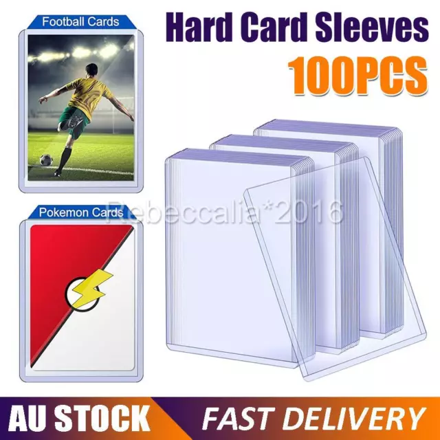 100pcs Premium 35pt 3x4 inch Toploaders Top Loader For Pokemon NBA MEL Cards