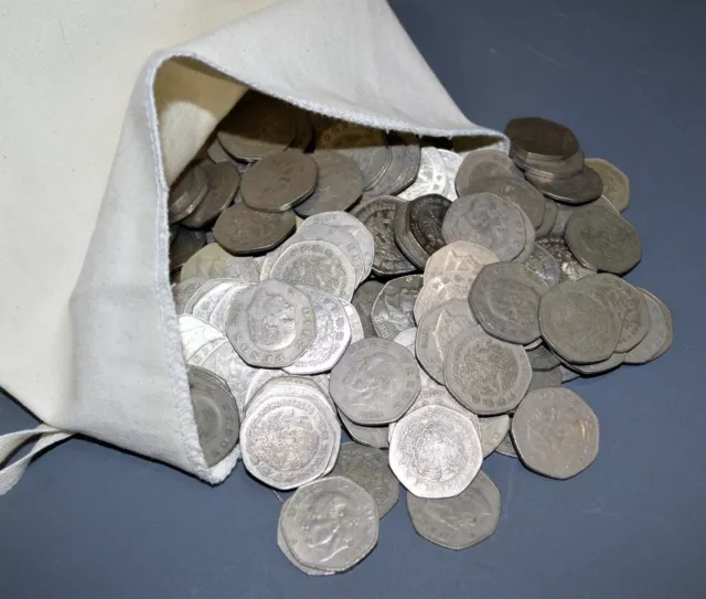 MEXICO lot vintage DIEZ PESOS world 7-SIDED foreign Mexican 16 COINS