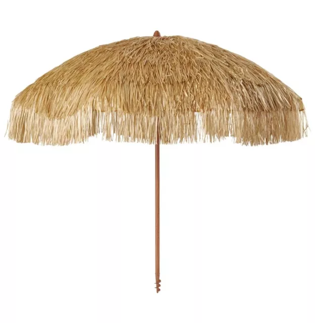 6 FT Tropical Beach Tiki Umbrella Thatch Straw Hut Outdoor Patio Shade Bar Pool