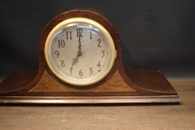 Seth Thomas Mantel Clock 1702 vintage wood case electric mantle parts
