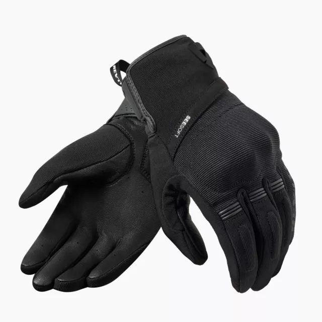 Guanti Moto Gloves Rev'it Mosca 2 Black  Tg L  Touch Screen