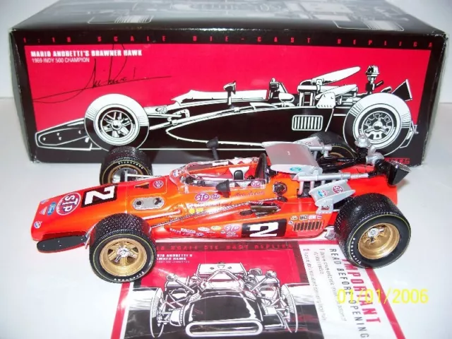 #2 Mario Andretti  Ertl 1969 Brawner Hawk Ford  1979 Indy 500 Winner