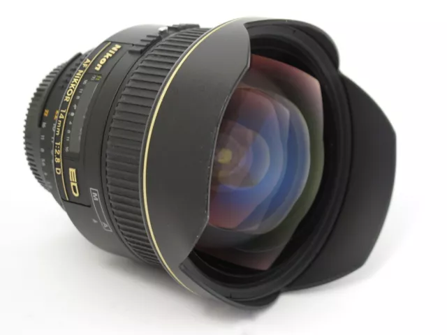 Nikon AF Nikkor 14mm 2.8 D ED FX Objektiv Gewährleistung 1 Jahr