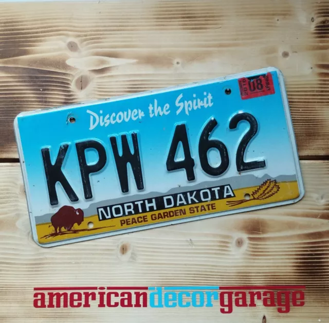 USA Nummernschild/Kennzeichen/license plate* North Dakota Discover The Spirit  *