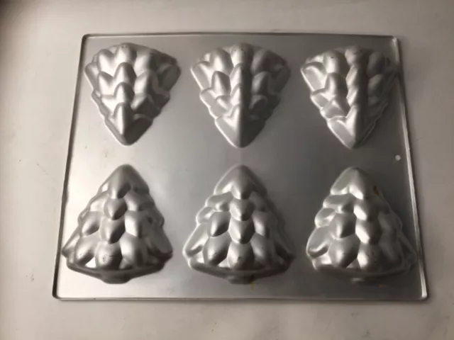 Wilton Mini Christmas Tree Cake Pan 6 Trees Single Servings 1984 2105-1779