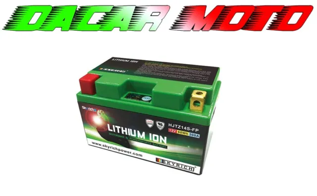 Batterie Moto Lithium Kawasaki ZZR 1400 F ABS 2012 2013 2014 2015 Skyrich