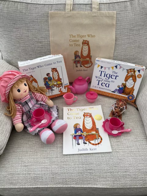 The Tiger Who Came To Tea Story Sack Teacher Resource EYFS Childminding VGC