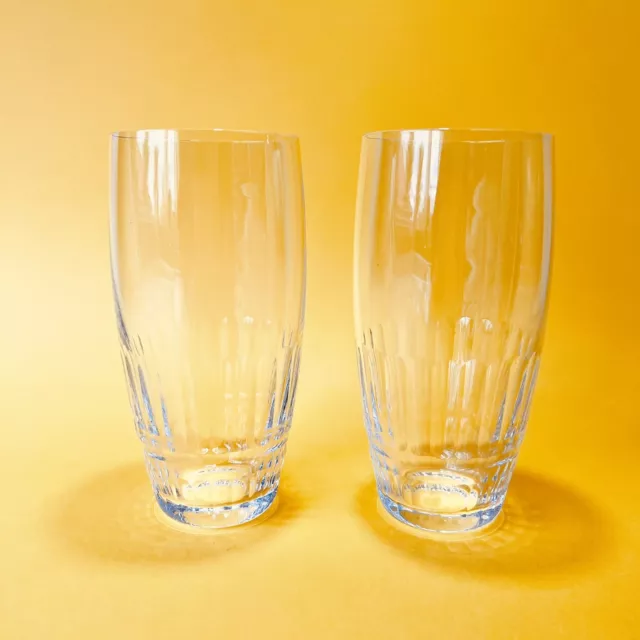 2 Crystal Highball Glasses. 400ml