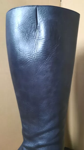 CHRISTIAN LOUBOUTIN BLACK Leather Knee-High Boots, ITALY Size 41 £100. ...