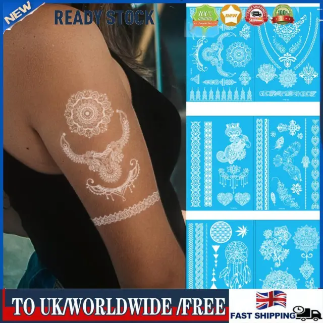 6PCS Waterproof Dreamcatcher Half Arm Tattoo Stickers Tattoo Decals for Adults