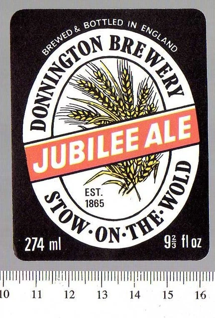 UK Bieretikett - Donnington Brewery - Gloucestershire - Jubilee Ale