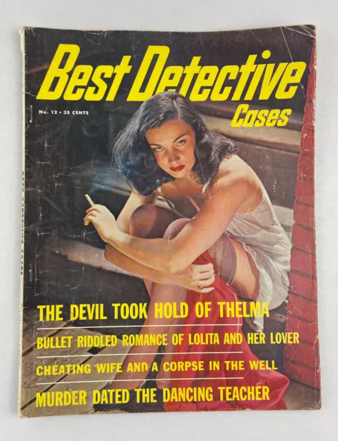 Best Detective Cases Magazine, 1963, Annual, Vintage True Crime Stories, Pulp