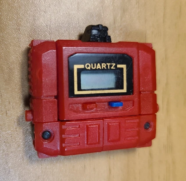 Kronoform Robot Watch G1 Diaclone Quartz Ultra Rare Red Transformers Vintage Kronoform Robot Watch G1 Diaclone Quartz Ultra Rare Red Transformers Vintage