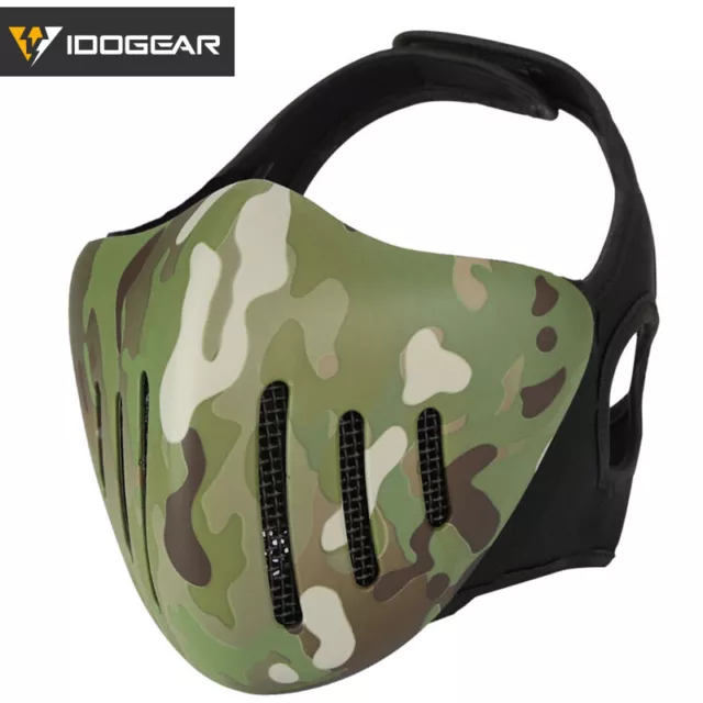 Acheter WoSporT Airsoft demi-masques Cosplay Halloween masque Airsoft  respirant protection rapide tactique
