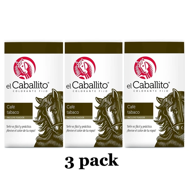 Colorante / Pintura para ropa EL CABALLITO de ARABELA CAFÉ TABACO Envío Gratuito