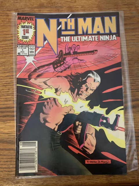 Nth Man: The Ultimate Ninja #1 (1989) 9.2 NM Marvel Key Issue Copper Age Comic