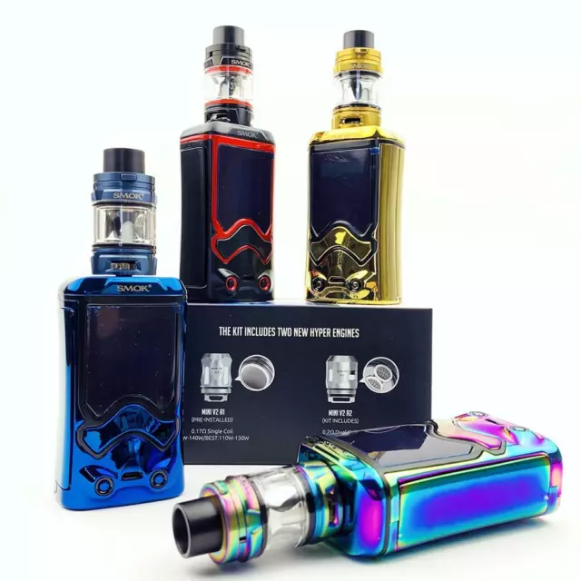 100% AUTHENTIC SMOK T STORM 230W TC Top Vape Pen Mod Starter Kit E Cigarette UK*